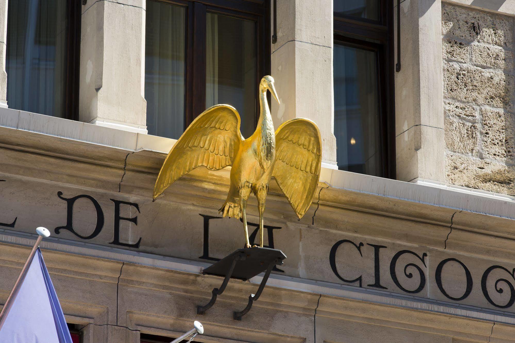 Hotel De La Cigogne Geneva Ngoại thất bức ảnh The golden stork
